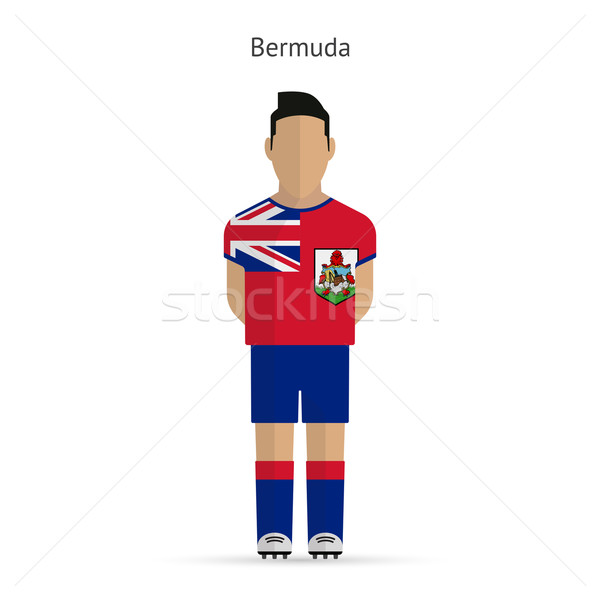 Bermuda football player. Soccer uniform. Stock photo © tkacchuk