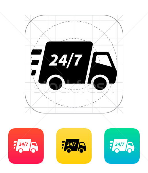 Delivery support seven days a week icon. Stock photo © tkacchuk