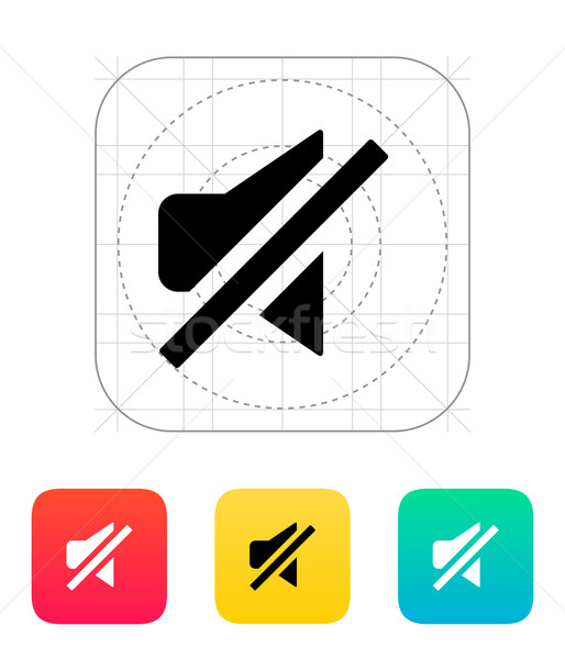 Turn off sound icon. Stock photo © tkacchuk