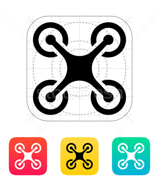 Quadcopter icon. Stock photo © tkacchuk