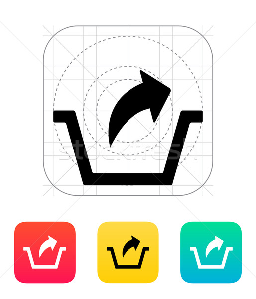 Remove from basket icon. Stock photo © tkacchuk