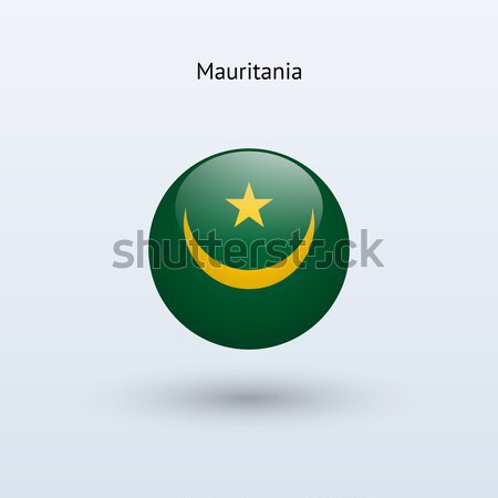 Mauritania pavilion gri semna web călători Imagine de stoc © tkacchuk