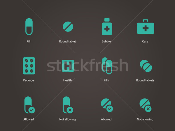 丸 膠囊 圖標 醫生 健康 醫藥 商業照片 © tkacchuk