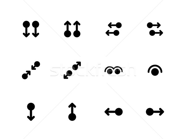 [[stock_photo]]: écran · tactile · gestes · icônes · blanche · design · écran