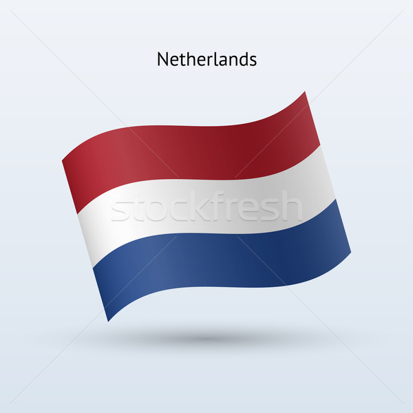 Paesi Bassi bandiera forma grigio segno Foto d'archivio © tkacchuk