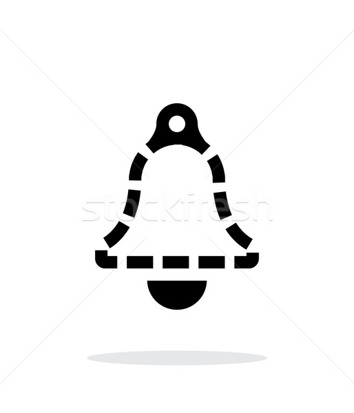 Absence ringing bell simple icon on white background. Stock photo © tkacchuk