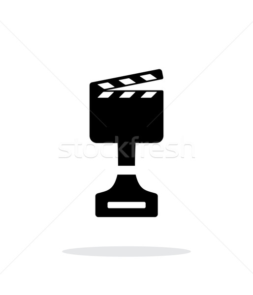 Best movie simple icon on white background. Stock photo © tkacchuk