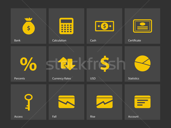 Wirtschaft Symbole Business Computer Glas Web Stock foto © tkacchuk