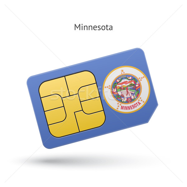 Minnesota teléfono tarjeta bandera negocios tecnología Foto stock © tkacchuk