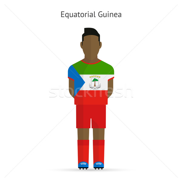 Ekvator Ginesi futbol üniforma soyut uygunluk Stok fotoğraf © tkacchuk