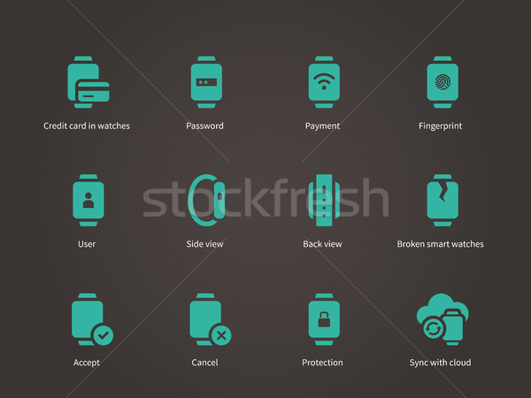 Colección inteligentes ver pago aplicación Foto stock © tkacchuk