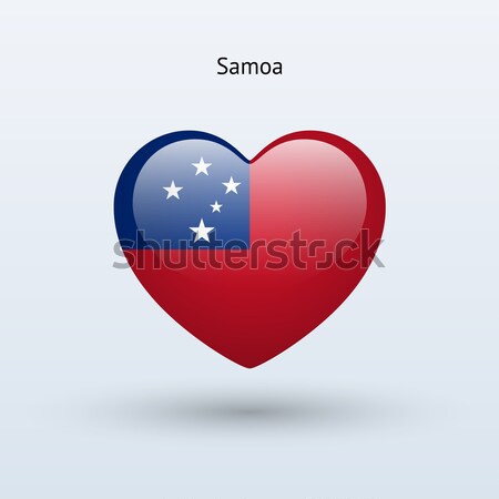 Samoa vlag grijs teken web reizen Stockfoto © tkacchuk
