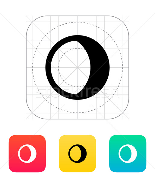 Lună icoană noapte ştiinţă planetă vreme Imagine de stoc © tkacchuk