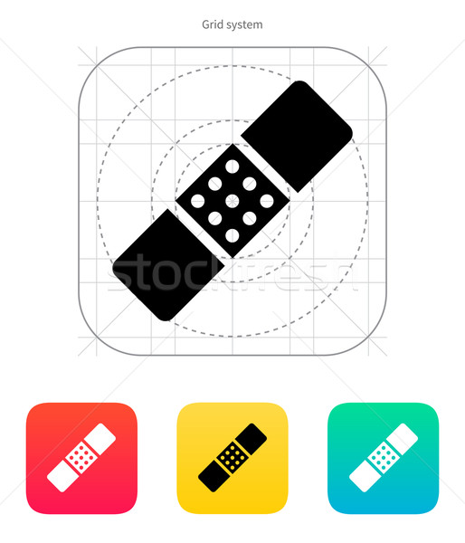 Medical plaster icon. Vector illustration. Stock photo © tkacchuk