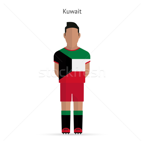 Foto d'archivio: Kuwait · calcio · uniforme · abstract · fitness