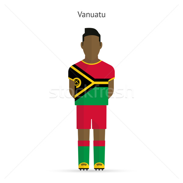 Vanuatu calcio uniforme abstract fitness Foto d'archivio © tkacchuk