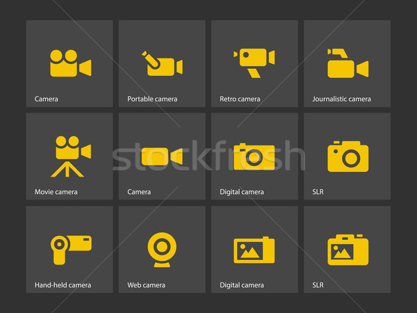 Camera icons. Stock photo © tkacchuk