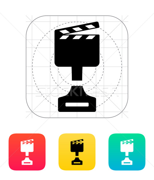 Best movie icon on white background.  Stock photo © tkacchuk