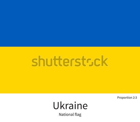 [[stock_photo]]: Pavillon · Ukraine · corriger · élément · couleurs · éducation