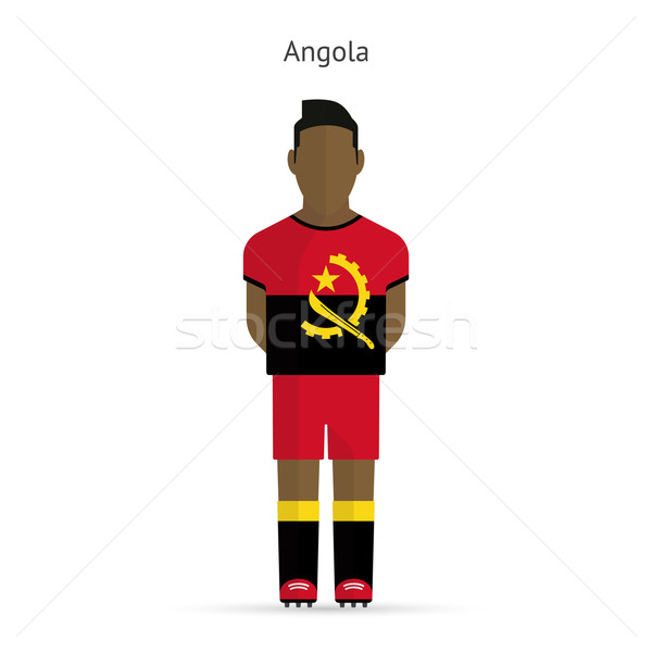 Angola calcio uniforme abstract fitness Foto d'archivio © tkacchuk