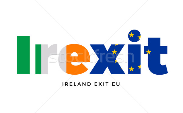 IREXIT - Ireland exit from European Union on Referendum. Stock photo © tkacchuk
