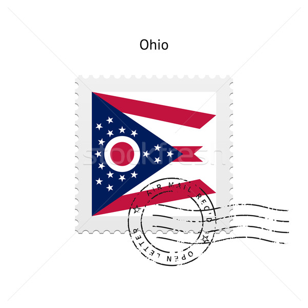 Ohio vlag witte teken brief Stockfoto © tkacchuk