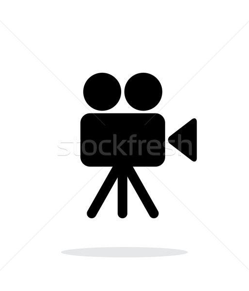 Stockfoto: Camera · icon · witte · business · internet · technologie