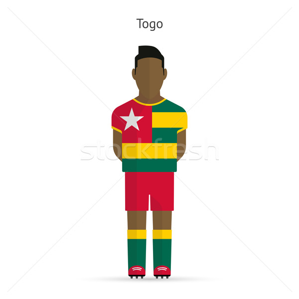 Foto d'archivio: Togo · calcio · uniforme · abstract · fitness