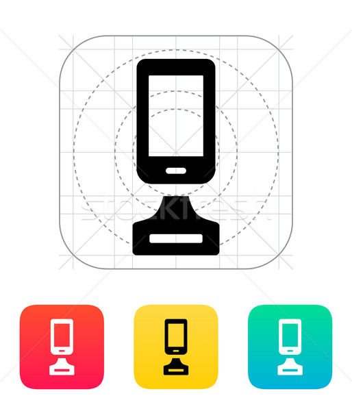 Best phone icon on white background. Stock photo © tkacchuk