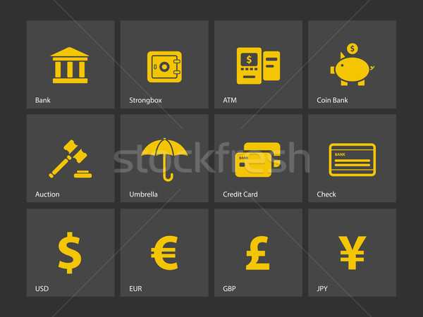 Banking icons. Stock photo © tkacchuk