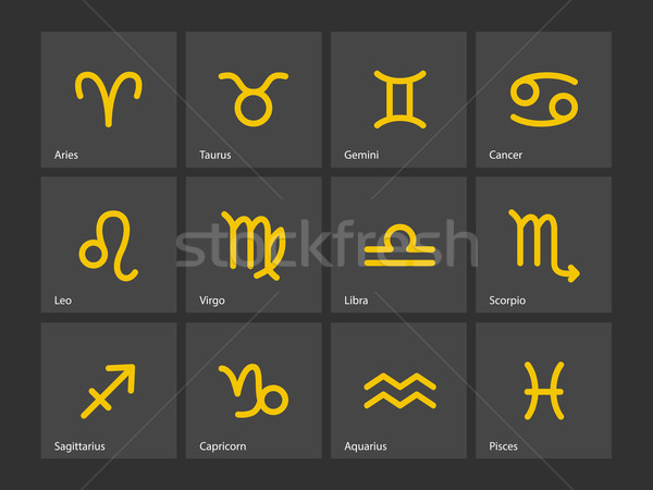 Zodiac icons. Stock photo © tkacchuk