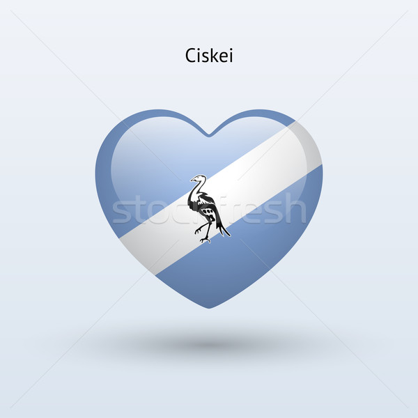 Amor símbolo corazón bandera icono feliz Foto stock © tkacchuk
