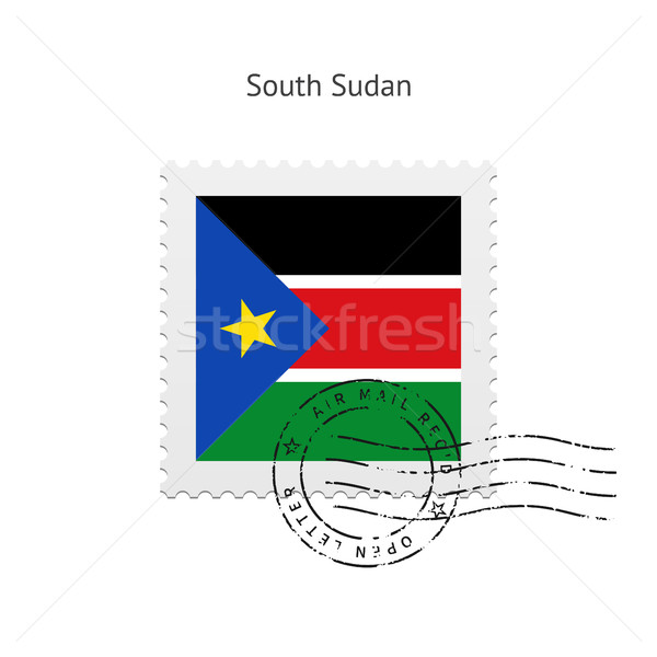 Meridionale Sudan bandiera bianco segno Foto d'archivio © tkacchuk