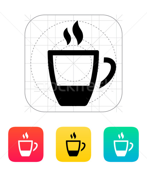 Ending coffee cup icon. Stock photo © tkacchuk