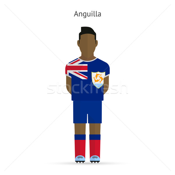 Anguilla football player. Soccer uniform. Stock photo © tkacchuk