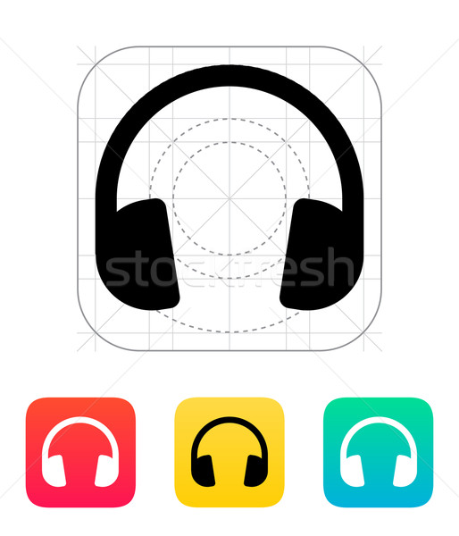 Dj Headphones icon. Stock photo © tkacchuk