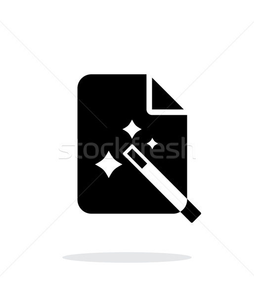 Stock photo: Magic file icon.