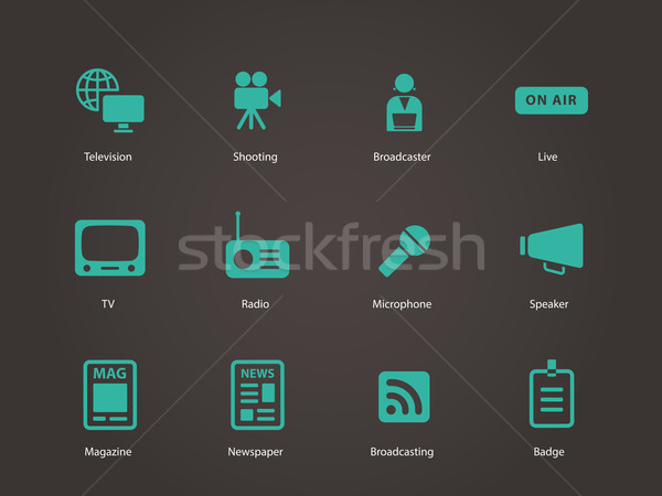 Media icons. Stock photo © tkacchuk