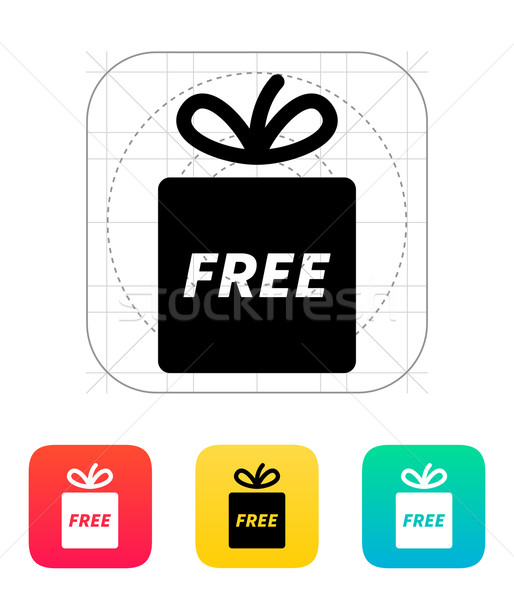 Free gift icon. Stock photo © tkacchuk