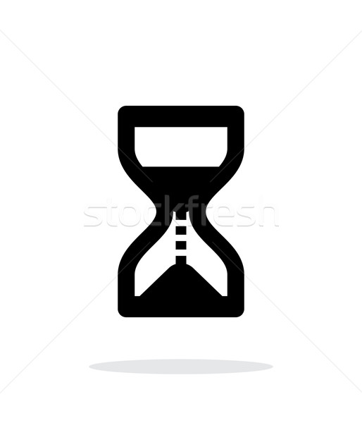 Hourglass is ticking icon on white background. Stock photo © tkacchuk