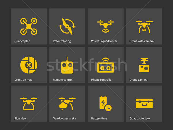 Afstandsbediening iconen ontwerp technologie achtergrond radio Stockfoto © tkacchuk