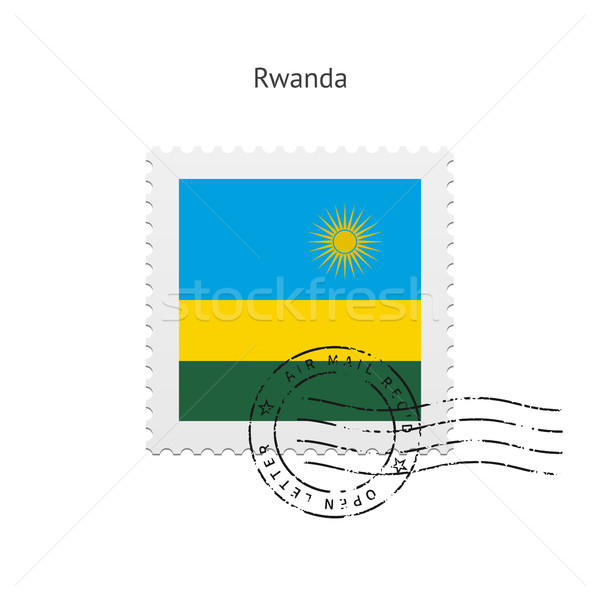 Ruanda bandiera bianco segno lettera Foto d'archivio © tkacchuk