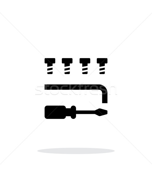 Drone repair kit simple icon on white background. Stock photo © tkacchuk