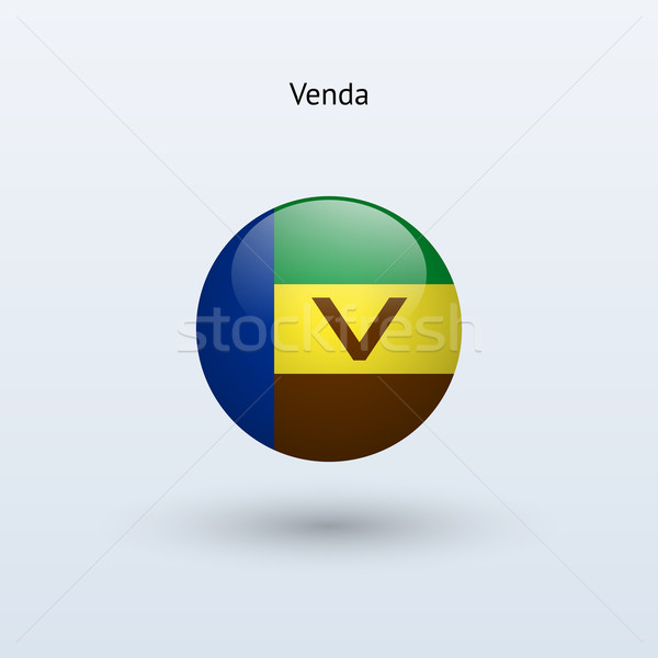 Venda round flag. Vector illustration. Stock photo © tkacchuk