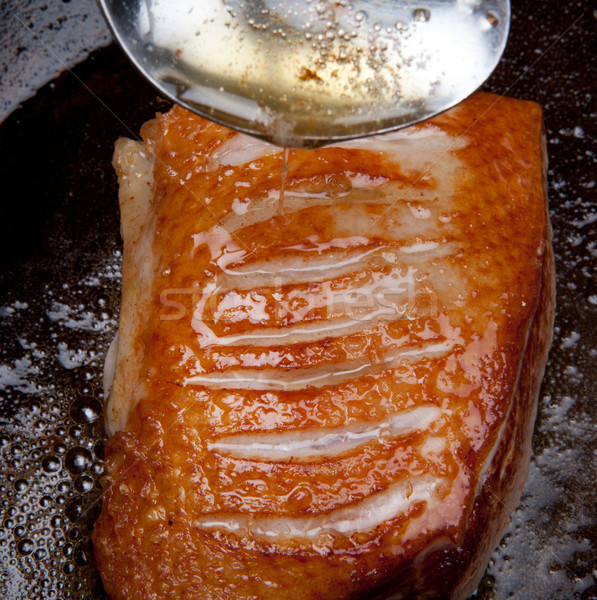 duck cooking breast roast Stock photo © tlorna