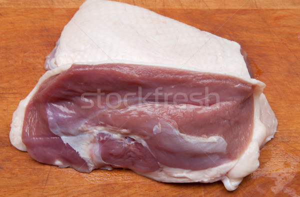 Eend borst ruw koken vogel Stockfoto © tlorna