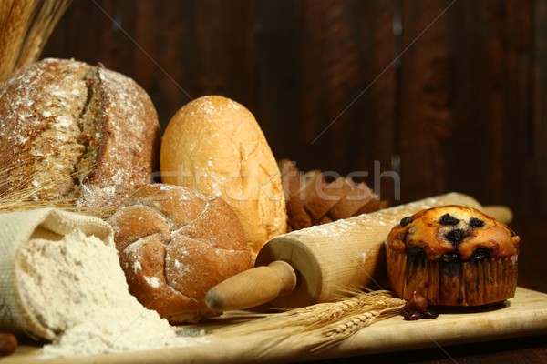 Baking Fresh Baked Bread Stock photo © tobkatrina