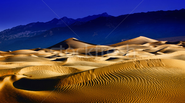 Beautiful Sand Dune Formations in Death Valley California Stock photo © tobkatrina