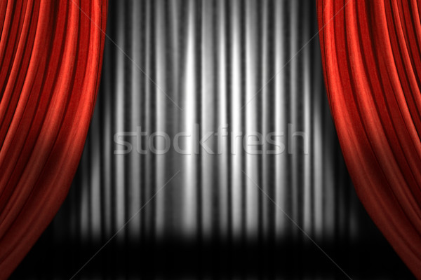 Horizontal Stage Drapes  Stock photo © tobkatrina