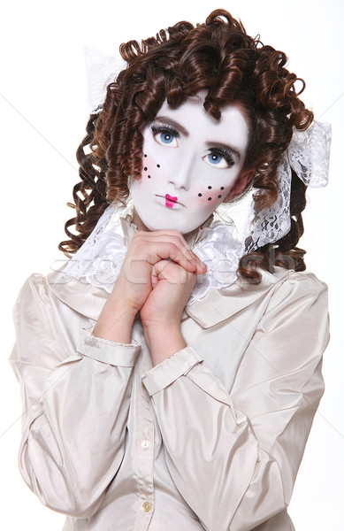 Stock photo: Child Dressed as Life Like Doll